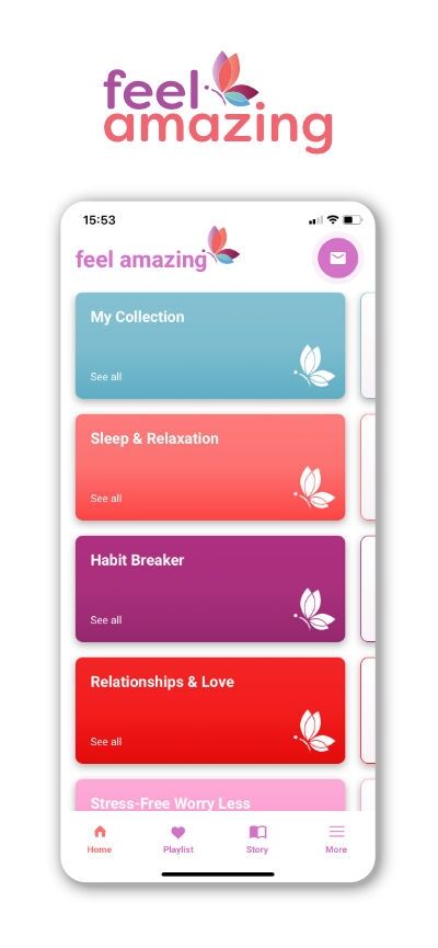 feel amazing app screenshot